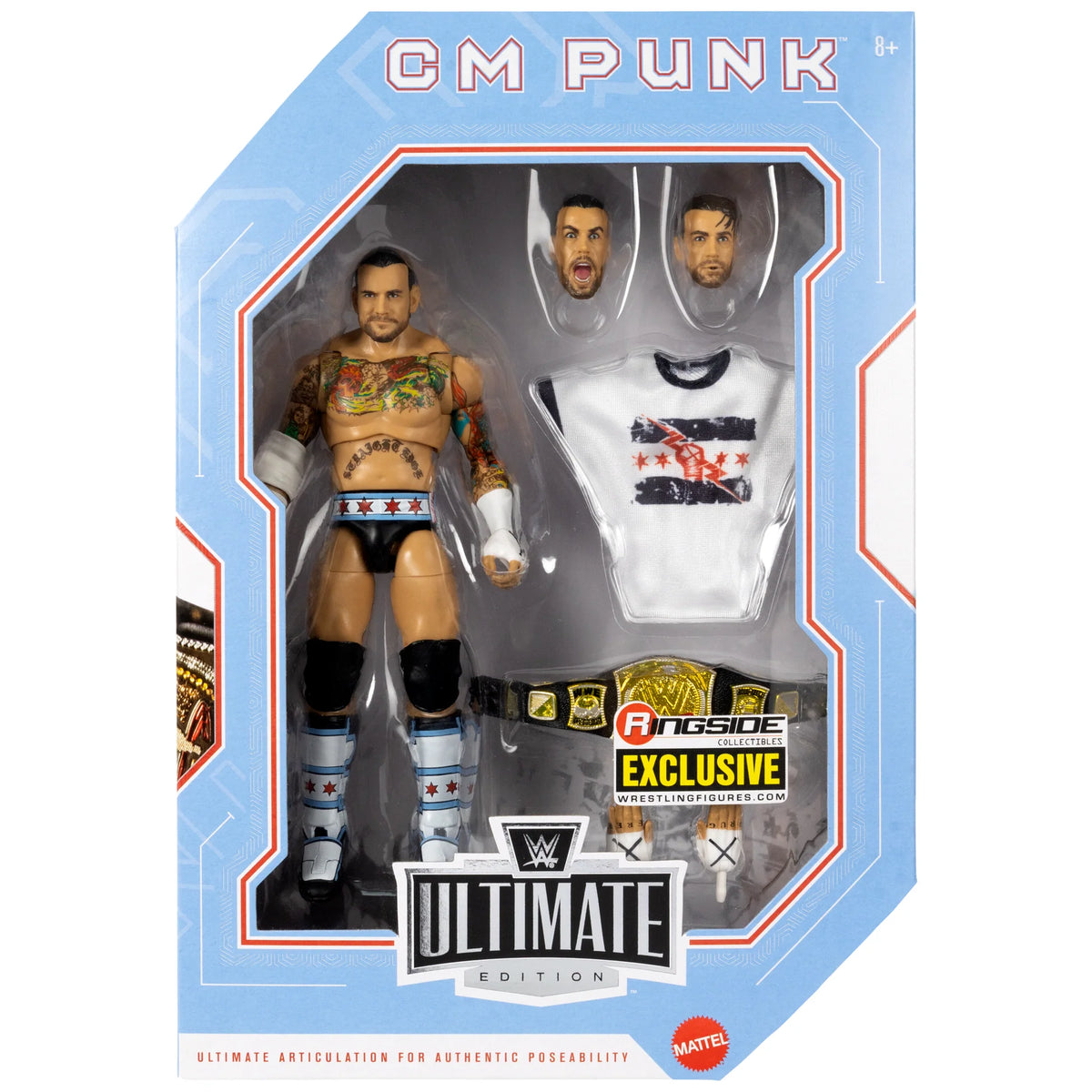 WWE CM Punkフィギュア 新品未開封 Ultimate Edition WWE Ultimate Edition Ringside Exclusive CM Punk – Reign City