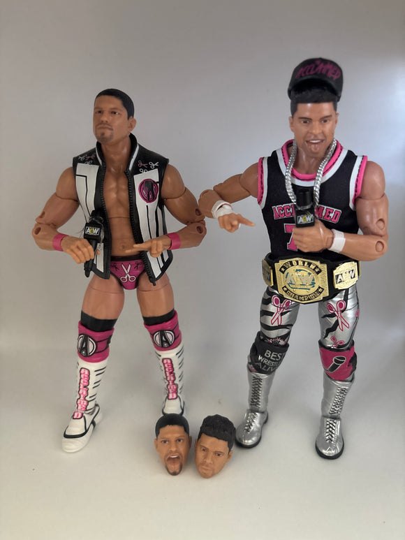 AEW Loose The Acclaimed Max Castor & Anthony Bowens Figure
