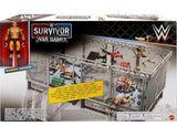 WWE Survivor War Games Playset with Action Figure, 2 Rings, Cage & 5 Accessories, Includes Randy Orton 6-inch Collectible