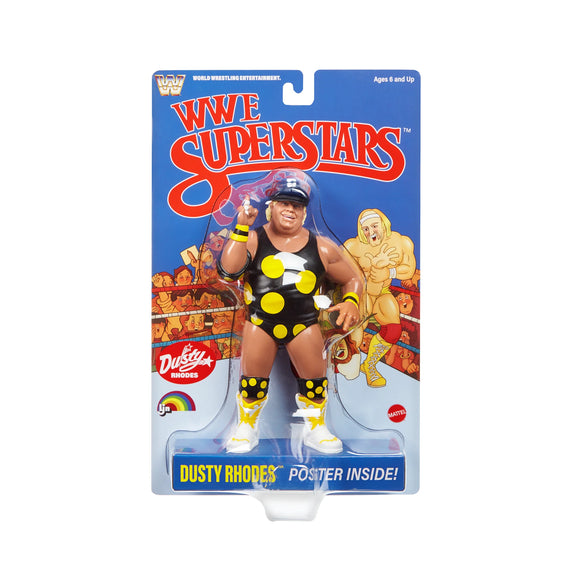 WWE Mattel LJN Superstars Series 1 Dusty Rhodes (Light Blue)