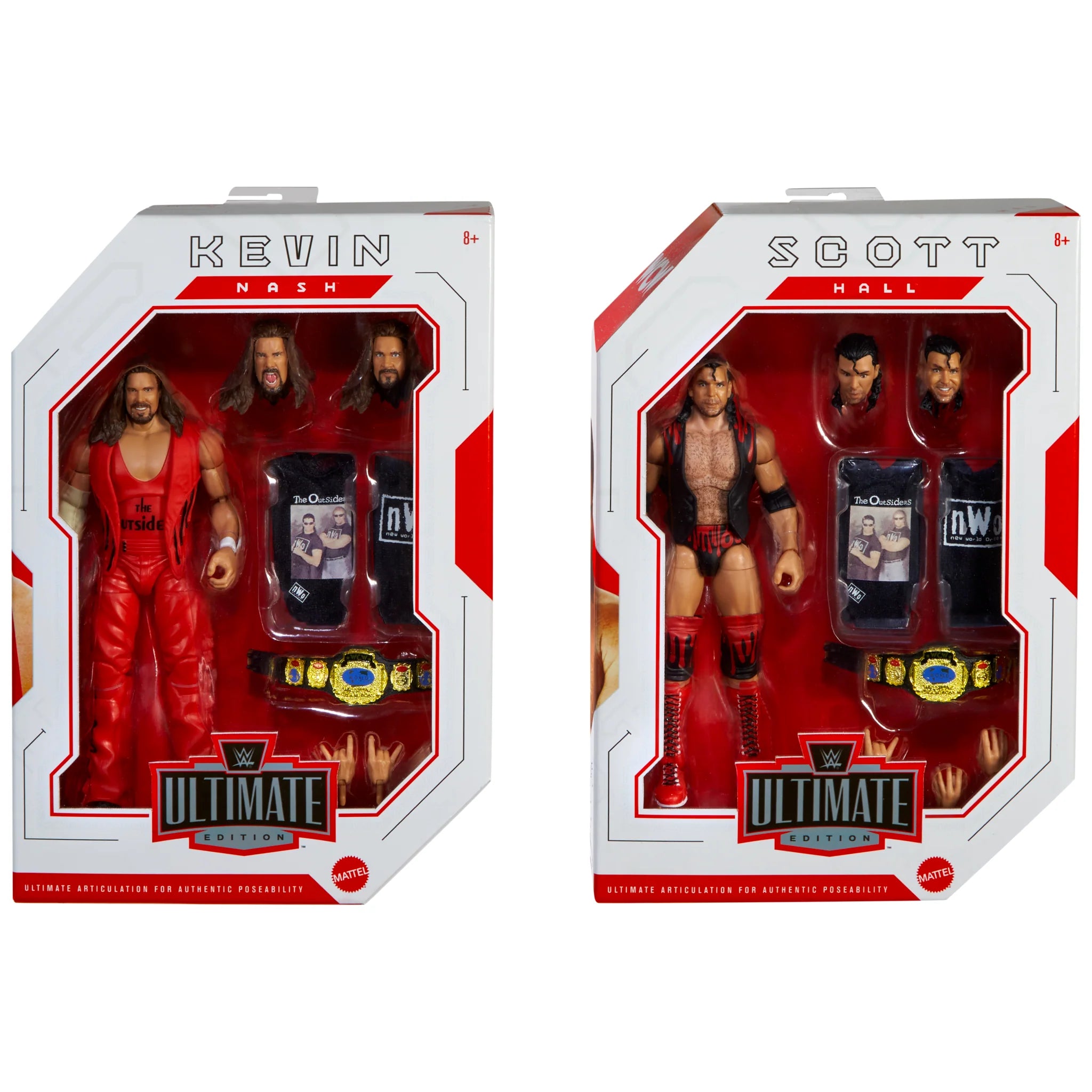 WWE Ultimate Edition 2 Pack The Outsiders Ringside Exclusive Kevin WWE Ultimate Edition 2 Pack The Outsiders Ringside Exclusive Kevin