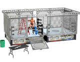 WWE Survivor War Games Playset with Action Figure, 2 Rings, Cage & 5 Accessories, Includes Randy Orton 6-inch Collectible
