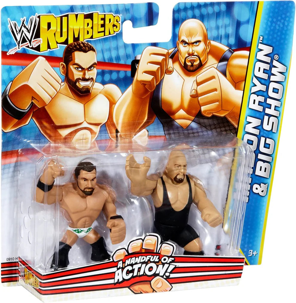 WWE Mattel Rumblers Series 2 Mason Ryan & Big Show – Reign City Toys ...