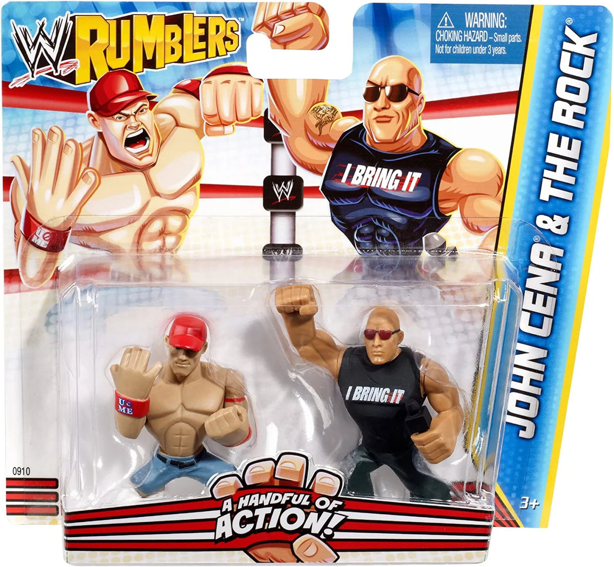 WWE Mattel Rumblers Series 2 John Cena & The Rock – Reign City Toys and ...