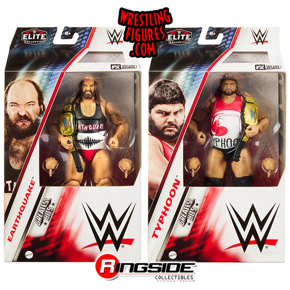 WWE Elite Collection Series Greatest Hits Earthquake and Typhoon - Natural Disasters