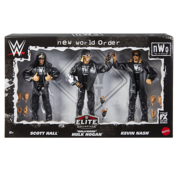 WWE Elite NWO Pack of 3 Hollywood Hulk Hogan Kevin Nash Scott Hall