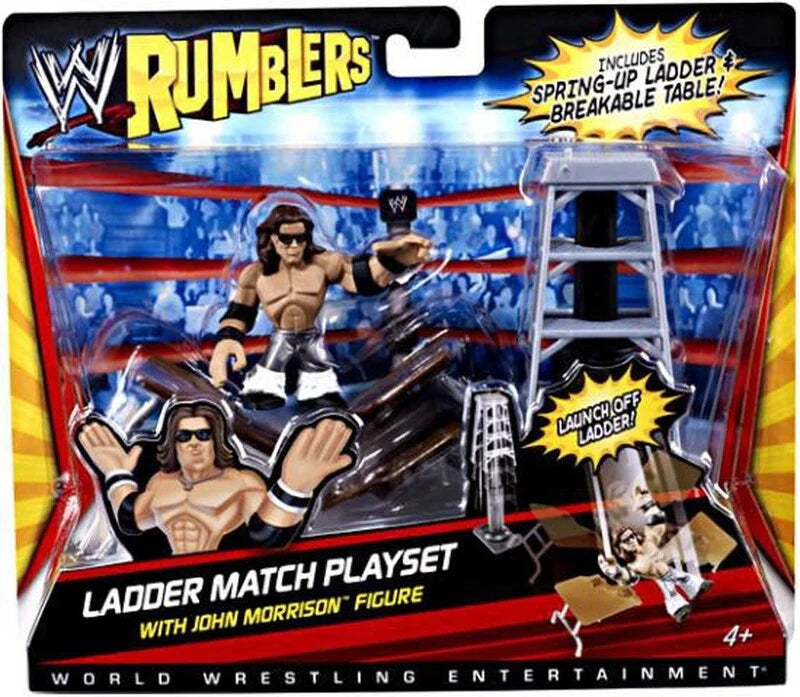 WWE Mattel Rumblers Series 1 Ladder Match Playset With John Morrison ...