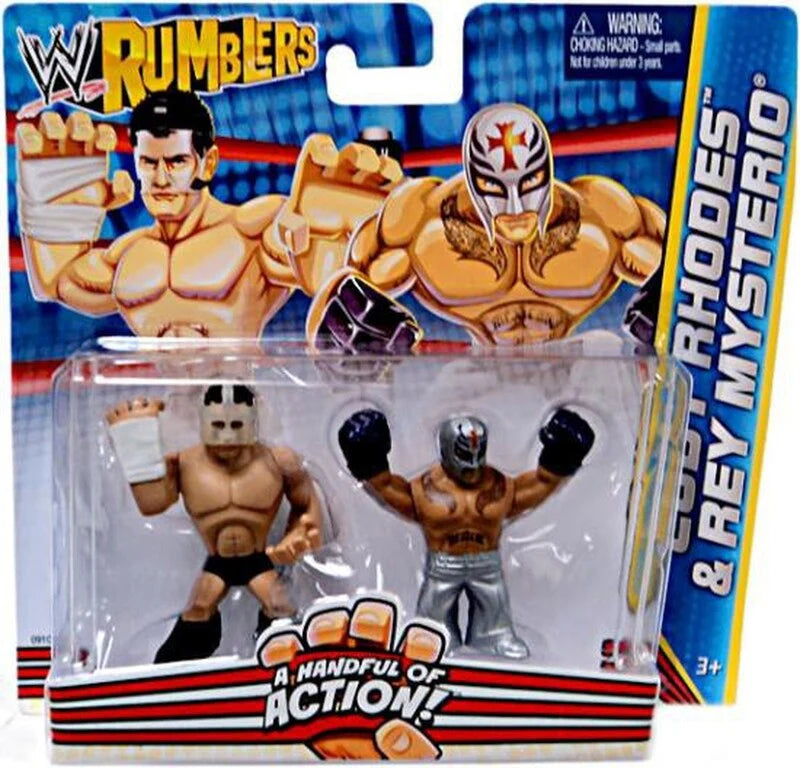 WWE Mattel Rumblers Series 2 Cody Rhodes & Rey Mysterio – Reign City ...