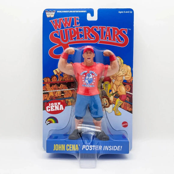 WWE Mattel LJN Superstars Series 1 John Cena (Dark Blue)
