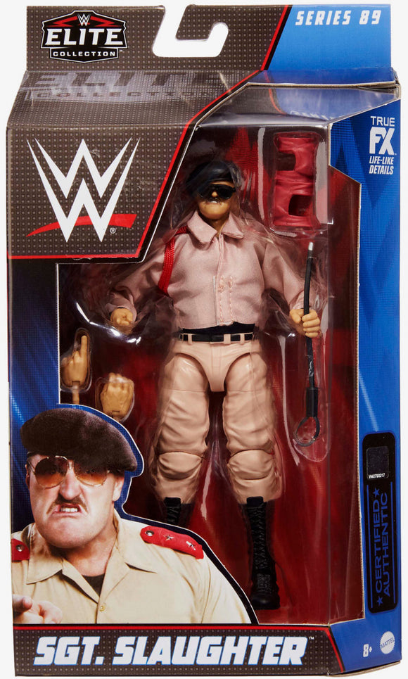WWE Elite Collection Series 89 Sgt. Slaughter – Reign City Toys and ...