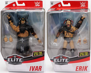 WWE Elite Collection Series 80 Erik and Ivar (Viking Raiders)(War Raiders)